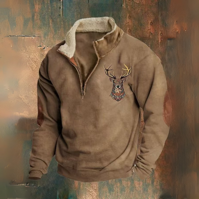 Laurent | Negyedcipzáras Pulóver