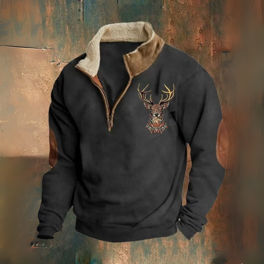 Laurent | Negyedcipzáras Pulóver