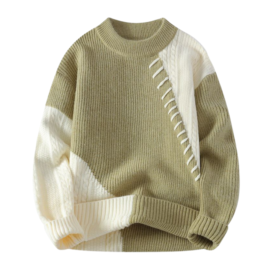 Aszimmetrikus Pulóver Egyedi Szövésével