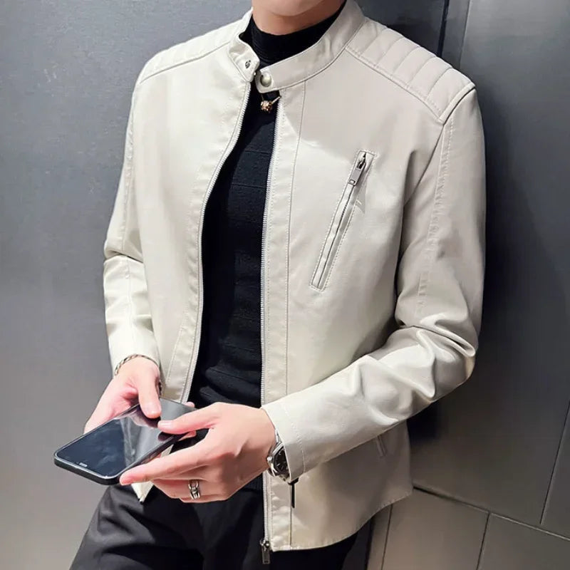 Adrian™ | Elegáns Bőrkabát