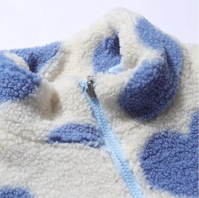 Daria | Kétoldalas szívmintás dzseki