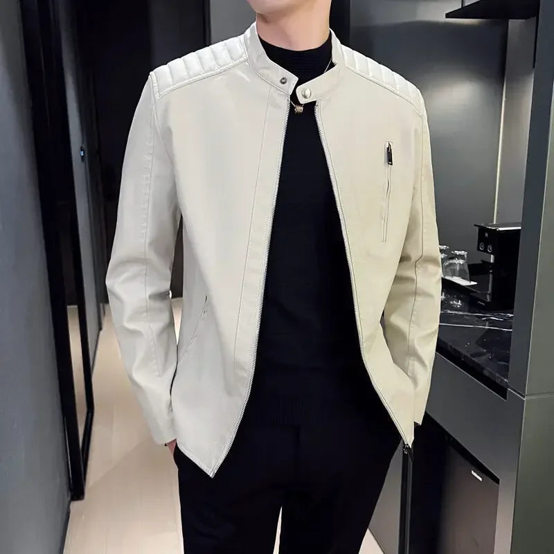 Adrian™ | Elegáns Bőrkabát