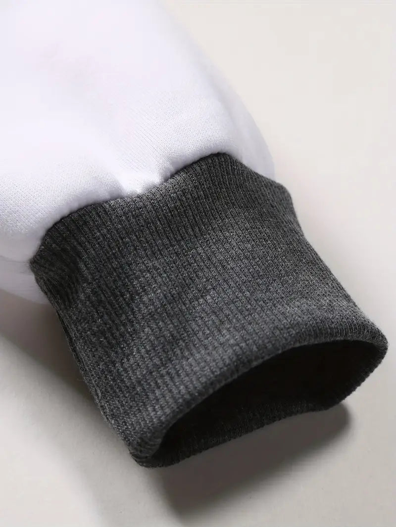 Blaine - Stílusos Csíkos Kontrasztos Pulóver