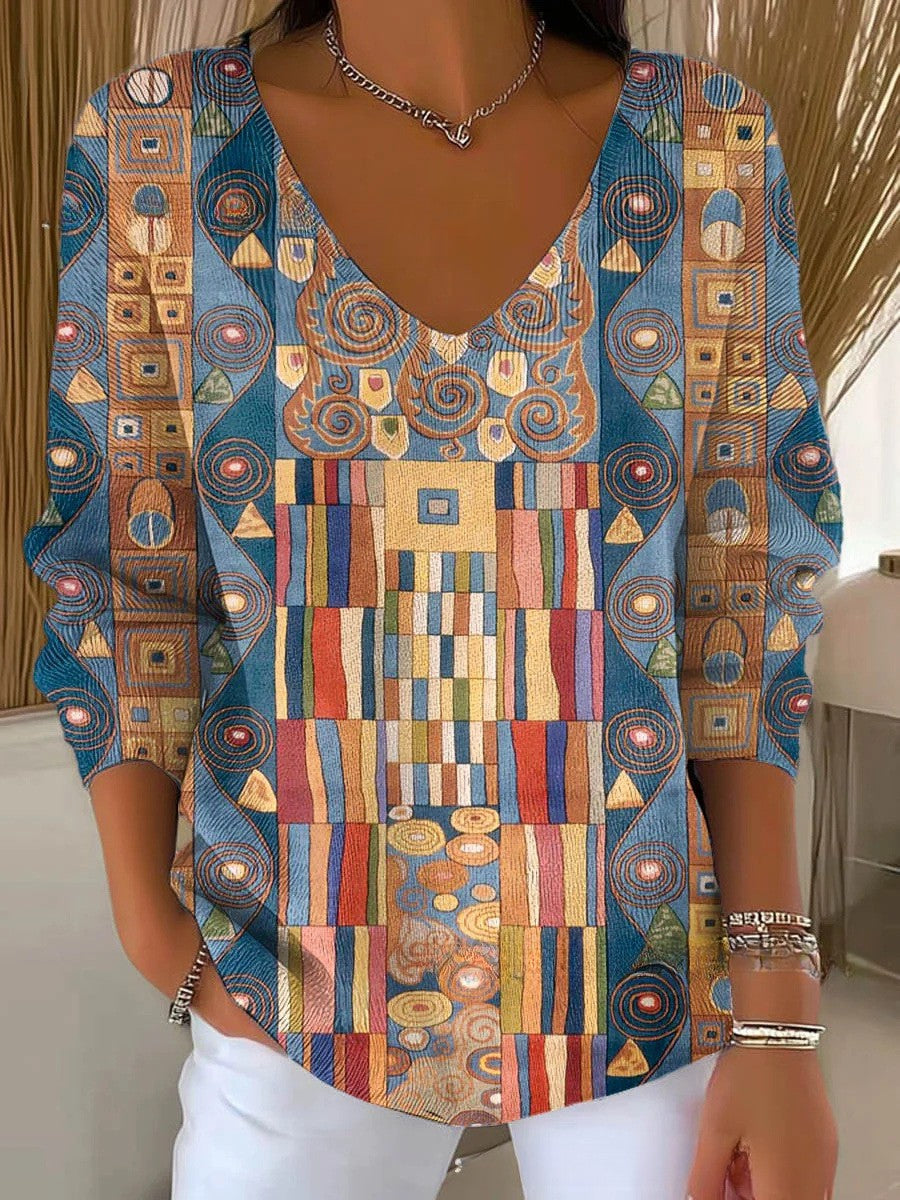 GABRIELLE | V-nyakú pulóver