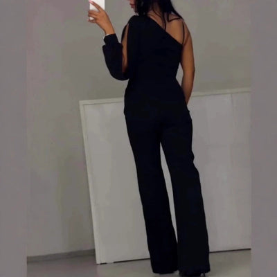 Azlina - Egy Vállú Nadrágos Jumpsuit