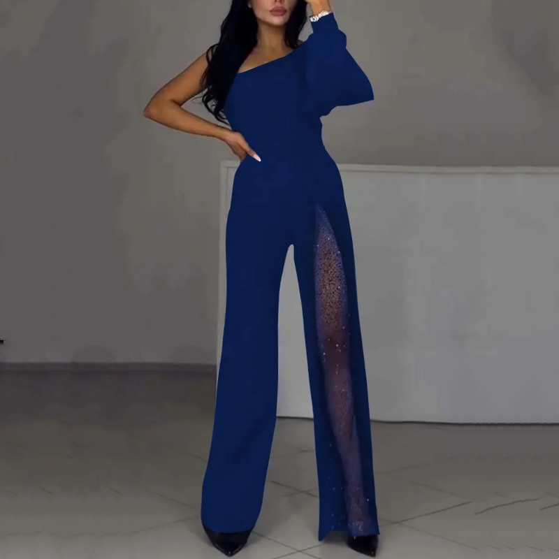 Azlina - Egy Vállú Nadrágos Jumpsuit