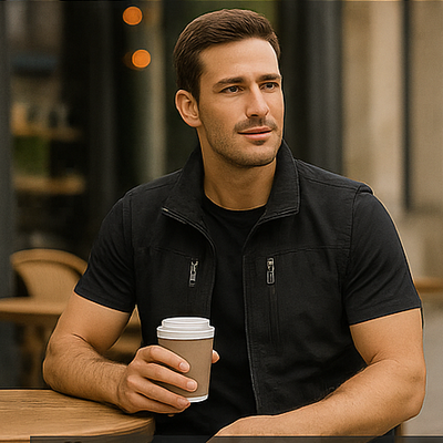 Yaromir – Lélegző cargo mellény sok zsebbel